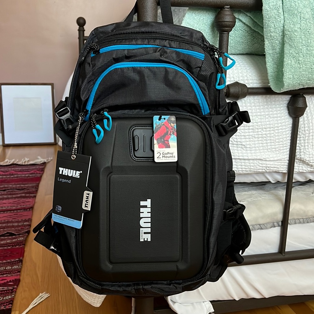 Go Pro Thule Legend backpack